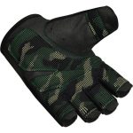 Рукавички для фітнесу RDX T2 Half Army Green PLUS-XL - Зображення 5
