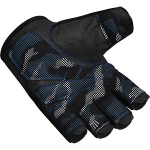 Рукавички для фітнесу RDX T2 Half Blue PLUS-XL - Зображення 5