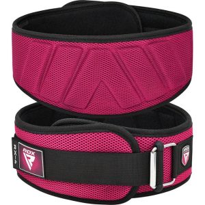 Пояс для важкої атлетики RDX RX4 EVA Curve неопреновий PINK S - Зображення 5