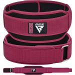 Пояс для важкої атлетики RDX RX5 Double Belt неопреновий Pink S - Зображення 8
