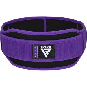 Пояс для важкої атлетики RDX RX5 Double Belt неопреновий Purpel XS - Зображення 6