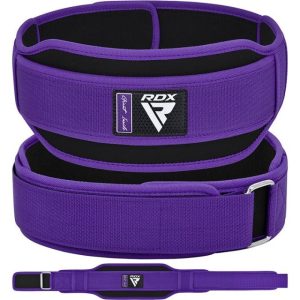 Пояс для важкої атлетики RDX RX5 Double Belt неопреновий Purpel XS - Зображення 8