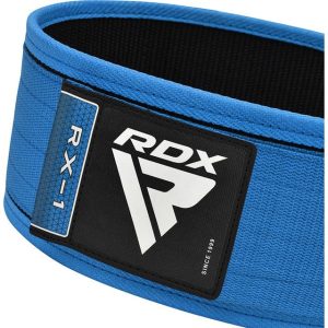 Пояс для важкої атлетики RDX RX1 Weight Lifting Belt BLUE-S - Зображення 5