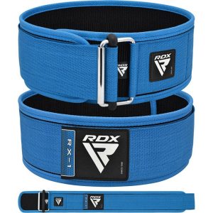 Пояс для важкої атлетики RDX RX1 Weight Lifting Belt BLUE-S - Зображення 6
