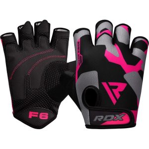 Рукавички для фітнесу RDX F6 Sumblimation PINK S - Зображення 4