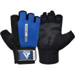 Рукавички для фітнесу RDX W1 HALF BLUE-M - Зображення 4