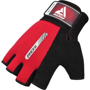 Рукавички для фітнесу RDX W1 HALF RED-XL - Зображення 5
