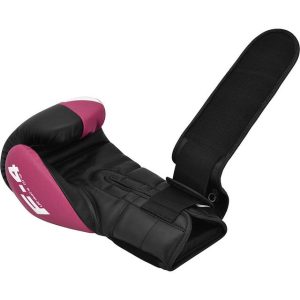Боксерські рукавиці RDX REX F4 PINK/BLACK-8 унцій (капа в комплекті) - Зображення 5