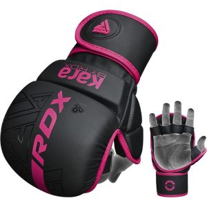Рукавиці для ММА F6 MATTE PINK PLUS-M/L  (капа в комплекті) - Зображення 4