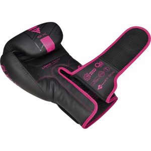 Боксерські рукавиці RDX F6 MATTE PINK-12OZ (капа в комплекті) - Зображення 5