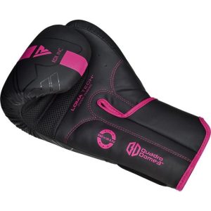 Боксерські рукавиці RDX F6 MATTE PINK-12OZ (капа в комплекті) - Зображення 4