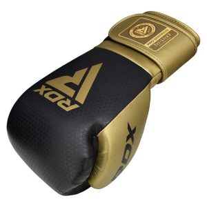 Боксерські рукавиці RDX MARK PRO SPARRING TRI LIRA 2 GOLDEN-10 унцій (капа в комплекті) - Зображення 3