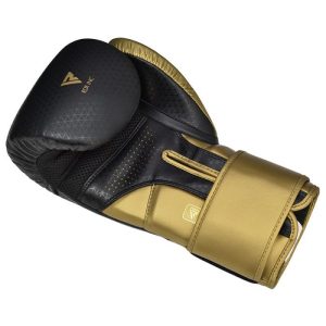Боксерські рукавиці RDX MARK PRO SPARRING TRI LIRA 2 GOLDEN-10 унцій (капа в комплекті) - Зображення 4