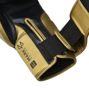 Боксерські рукавиці RDX MARK PRO SPARRING TRI LIRA 2 GOLDEN-10 унцій (капа в комплекті) - Зображення 6