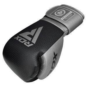 Боксерські рукавиці RDX  MARK PRO SPARRING TRI LIRA 2 SILVER-10 унцій (капа в комплекті) - Зображення 3