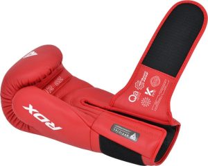 Боксерські рукавиці RDX AS1 RED-12 унцій (капа в комплекті) - Зображення 5