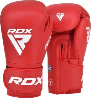 Боксерські рукавиці RDX AS1 RED-12 унцій (капа в комплекті) - Зображення 2