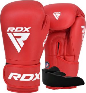 Боксерські рукавиці RDX AS1 RED-12 унцій (капа в комплекті) - Зображення 1