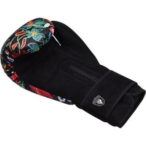 Боксерські рукавиці RDX FL-3 FLORAL BLACK-8 унцій (капа в комплекті) - Зображення 5