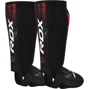 Захист для гомілок та стоп RDX NEOPRENE SHIN INSTEP IMMAF-1-RED-M - Зображення 4