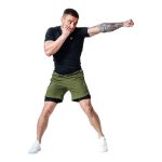 Компресійні шорти для RDX MMA T16 2-в-1 GREN/BLACK-S - Зображення 5