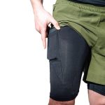 Компресійні шорти для RDX MMA T16 2-в-1 GREN/BLACK-S - Зображення 3