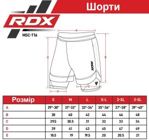 Компресійні шорти для RDX MMA T16 2-в-1 GREY/BLACK-XL - Зображення 9