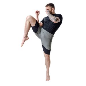 Компресійні шорти для RDX MMA T16 2-в-1 GREY/BLACK-XL - Зображення 5