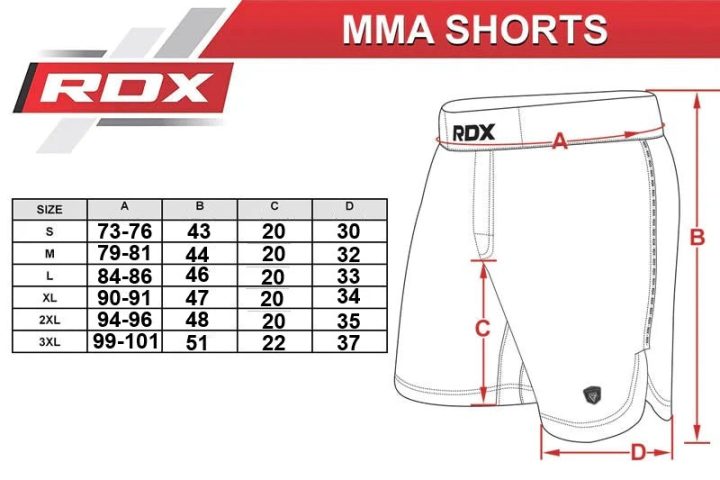 Шорти MMA RDX T15 RED-S - Зображення 6