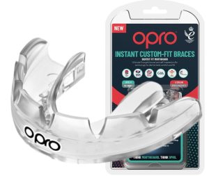 Капа OPRO Instant Single Colour Braces доросла (вік 11+) Clear (art.102522007) - Зображення 1
