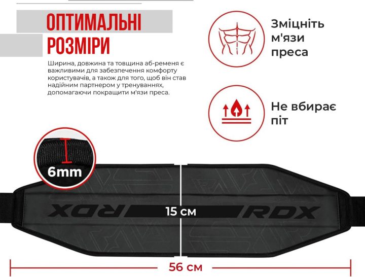 Петлі підвісні (петлі Береша) RDX F6 KARA Gym Workout Abs Straps Black/White - Зображення 6