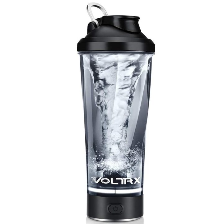 Шейкер спортивний електричний VOLTRX VortexBoost 600 мл. Tritan Black - Зображення 2