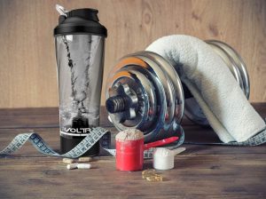 Шейкер спортивний електричний VOLTRX VortexBoost 600 мл. Tritan Black - Зображення 5