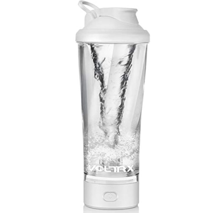 Шейкер спортивний електричний VOLTRX VortexBoost 600 мл. Tritan White - Зображення 2