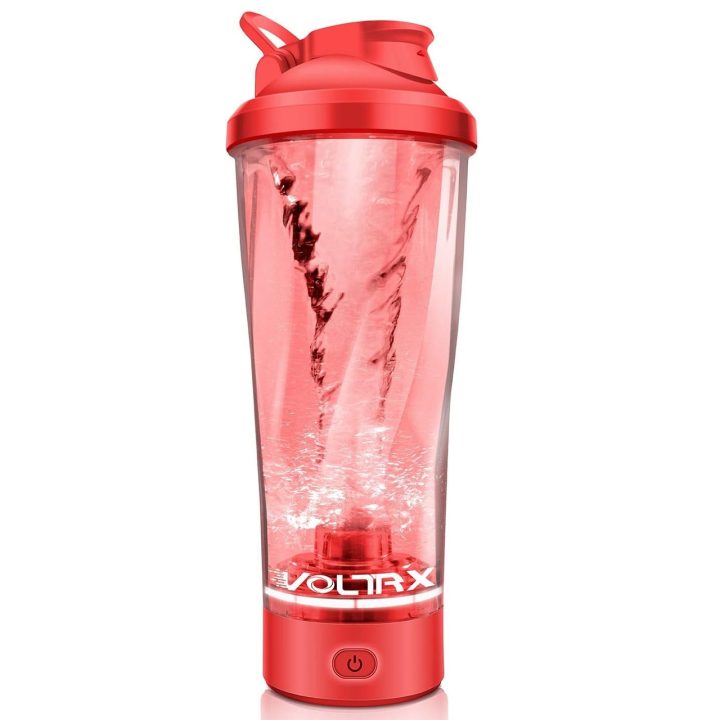 Шейкер спортивний електричний VOLTRX VortexBoost 600 мл. Tritan Red - Зображення 2