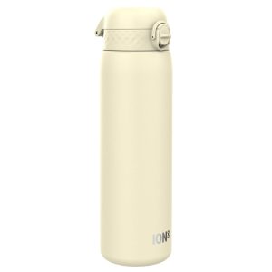 Пляшка для води металева ION8 1200 мл. Stainless Steel , Creamy White - Зображення 1