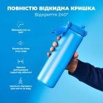 Пляшка для води металева вакуумна ION8 920 мл. Vacuum Insulated, Blue - Зображення 3