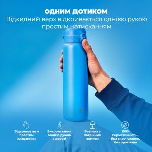 Пляшка для води металева вакуумна ION8 920 мл. Vacuum Insulated, Blue - Зображення 2