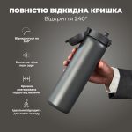 Пляшка для води металева вакуумна ION8 920 мл. Vacuum Insulated, Grey - Зображення 3