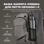 Пляшка для води металева вакуумна ION8 920 мл. Vacuum Insulated, Grey - Зображення 5