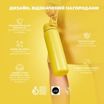 Пляшка для води металева вакуумна ION8 920 мл. Vacuum Insulated, Yellow - Зображення 4