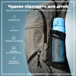Пляшка для води металева ION8 600 мл. Stainless Steel , Alaskan Blue - Зображення 5