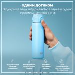Пляшка для води металева ION8 600 мл. Stainless Steel , Alaskan Blue - Зображення 2