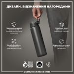 Пляшка для води металева ION8 1200 мл. Stainless Steel , Grey - Зображення 4