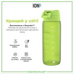 Пляшка для води ION8 750 мл. (ЕКО пляшка) BPA Free,  Green - Зображення 6