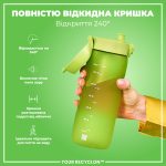 Пляшка для води ION8 750 мл. (ЕКО пляшка) BPA Free,  Green - Зображення 3