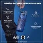Пляшка для води ION8 750 мл. (ЕКО пляшка) BPA Free, Navy - Зображення 4