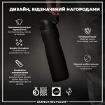 Пляшка для води ION8 1000 мл. (ЕКО пляшка) BPA Free, Black - Зображення 4