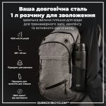 Пляшка для води ION8 1000 мл. (ЕКО пляшка) BPA Free, Black - Зображення 5