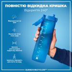 Пляшка для води ION8 1000 мл. (ЕКО пляшка) BPA Free, Blue - Зображення 3